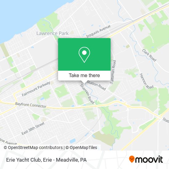Mapa de Erie Yacht Club