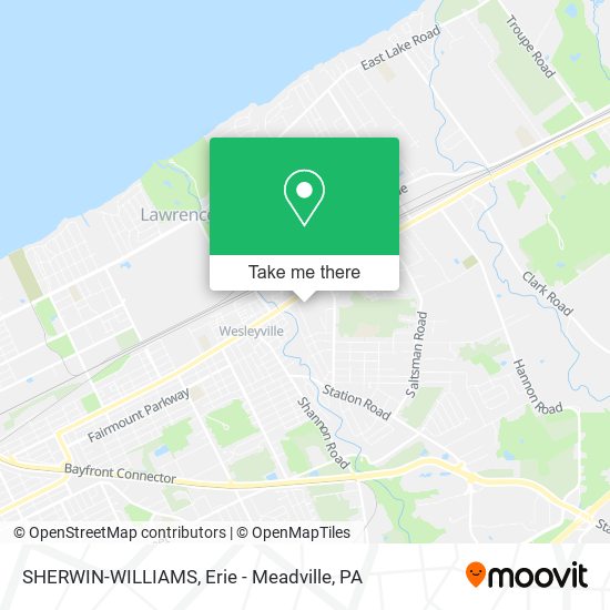 SHERWIN-WILLIAMS map