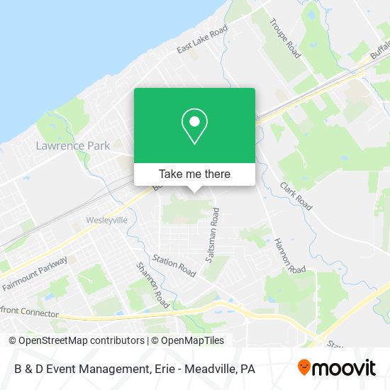 Mapa de B & D Event Management