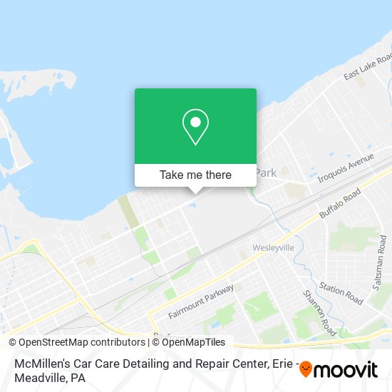 McMillen's Car Care Detailing and Repair Center map