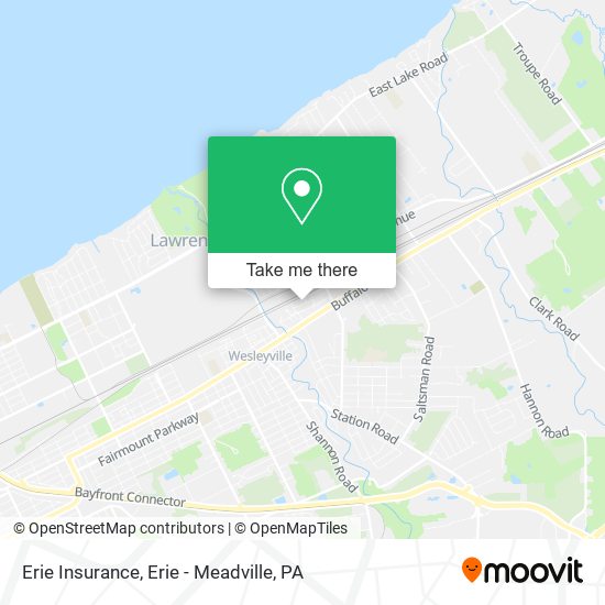 Erie Insurance map