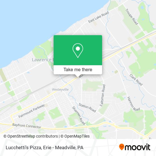 Lucchetti's Pizza map