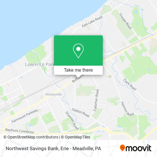 Mapa de Northwest Savings Bank