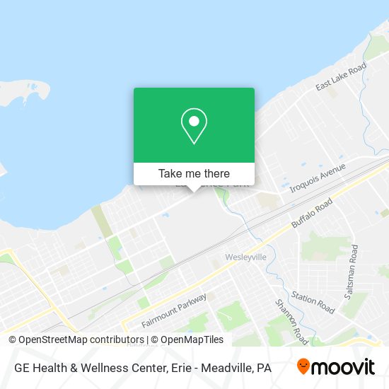 GE Health & Wellness Center map