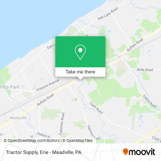 Mapa de Tractor Supply