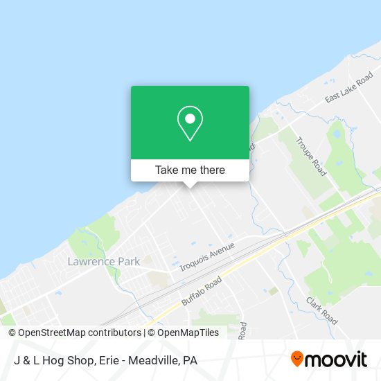 J & L Hog Shop map