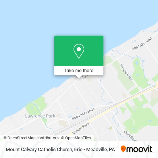 Mount Calvary Catholic Church map