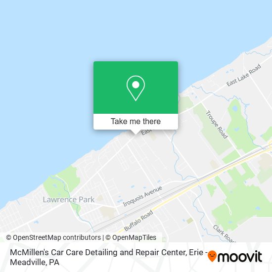 McMillen's Car Care Detailing and Repair Center map
