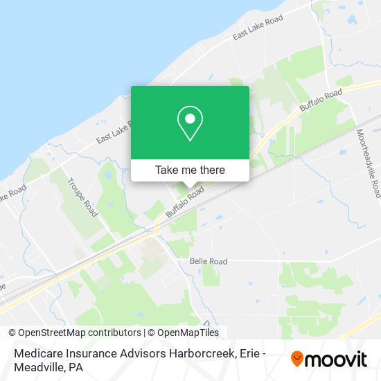 Medicare Insurance Advisors Harborcreek map