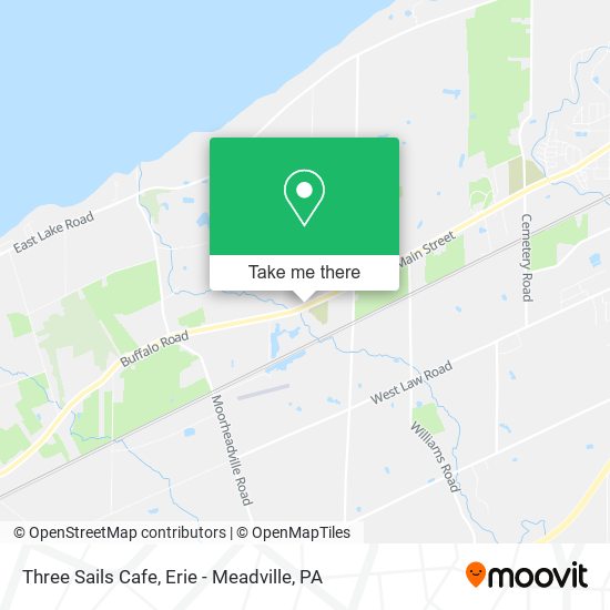 Mapa de Three Sails Cafe