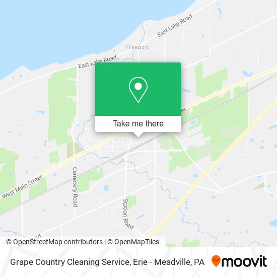 Mapa de Grape Country Cleaning Service