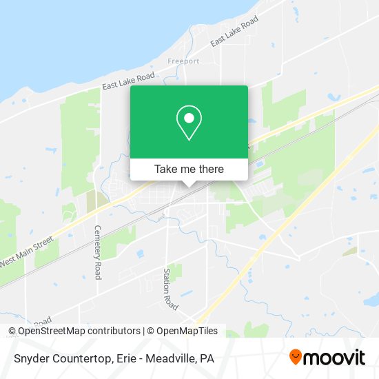 Snyder Countertop map