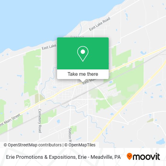 Mapa de Erie Promotions & Expositions
