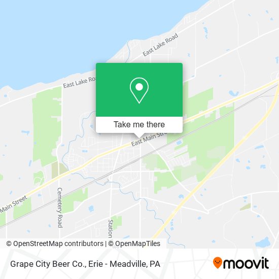 Grape City Beer Co. map