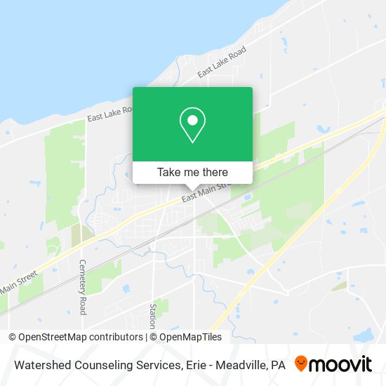 Watershed Counseling Services map