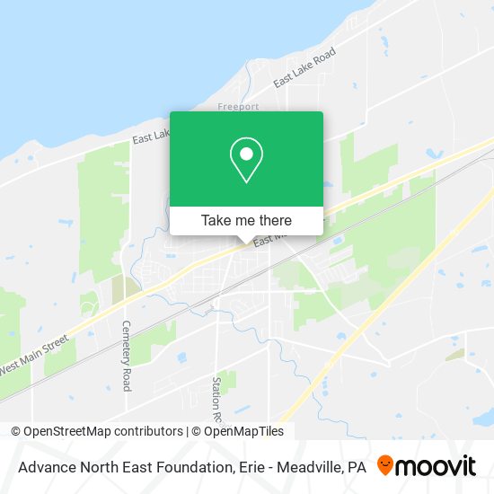 Advance North East Foundation map
