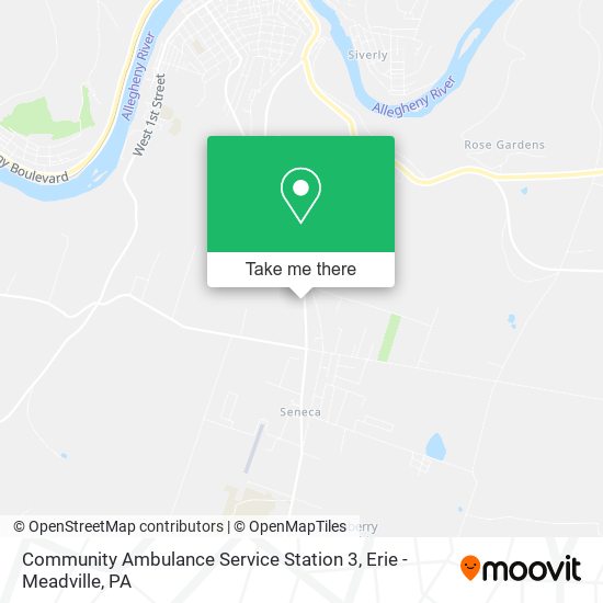 Community Ambulance Service Station 3 map