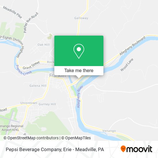 Pepsi Beverage Company map