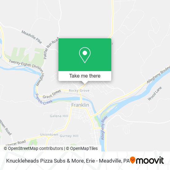 Knuckleheads Pizza Subs & More map