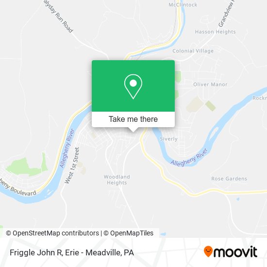 Friggle John R map