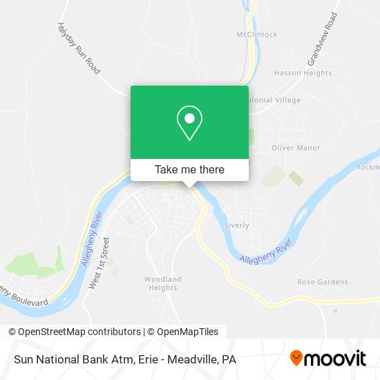 Sun National Bank Atm map
