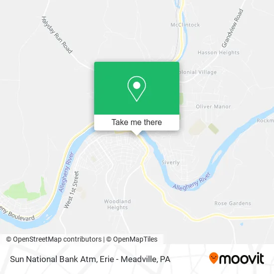 Sun National Bank Atm map