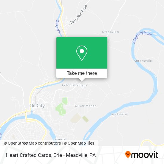 Heart Crafted Cards map