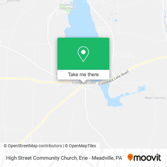 High Street Community Church map