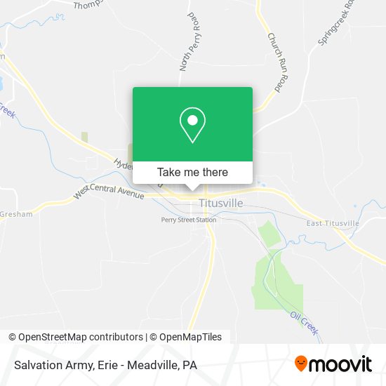 Salvation Army map