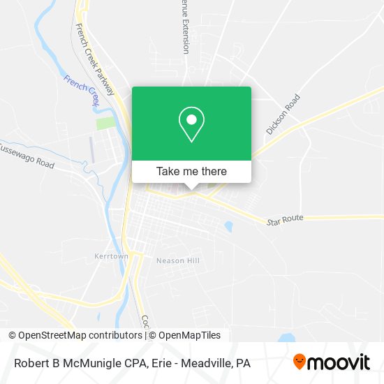 Mapa de Robert B McMunigle CPA