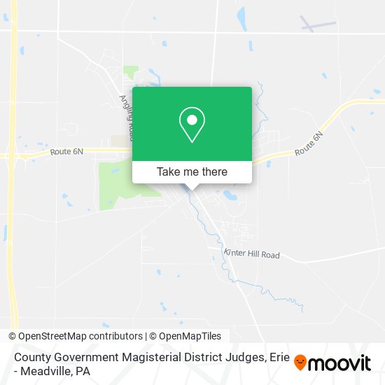 County Government Magisterial District Judges map