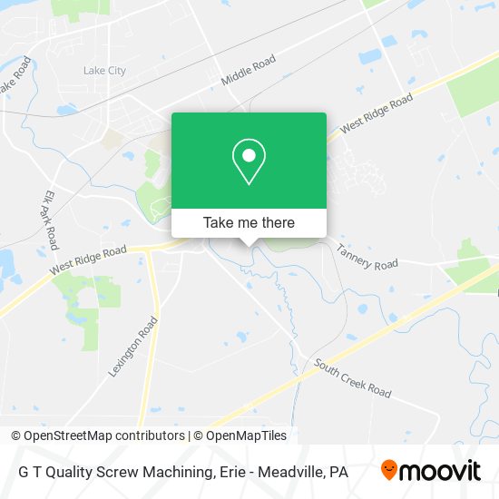 G T Quality Screw Machining map