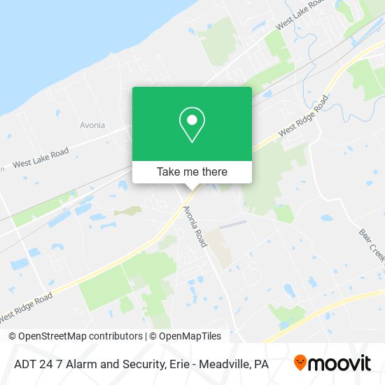 ADT 24 7 Alarm and Security map