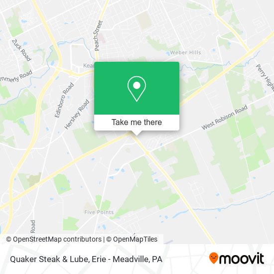 Mapa de Quaker Steak & Lube