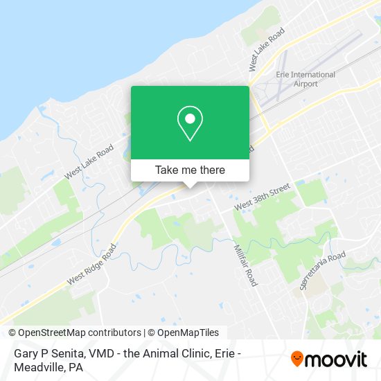 Mapa de Gary P Senita, VMD - the Animal Clinic