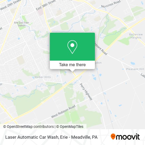Laser Automatic Car Wash map