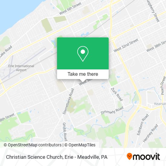 Mapa de Christian Science Church