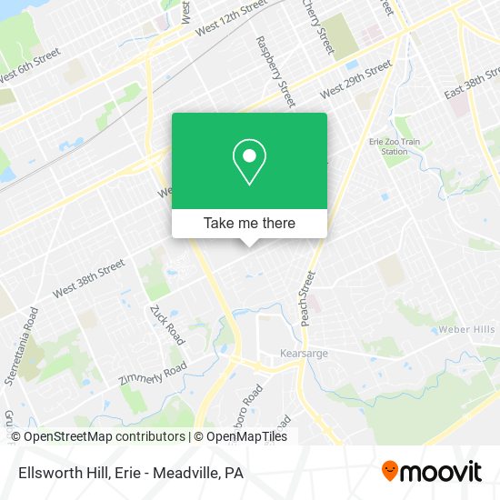 Ellsworth Hill map