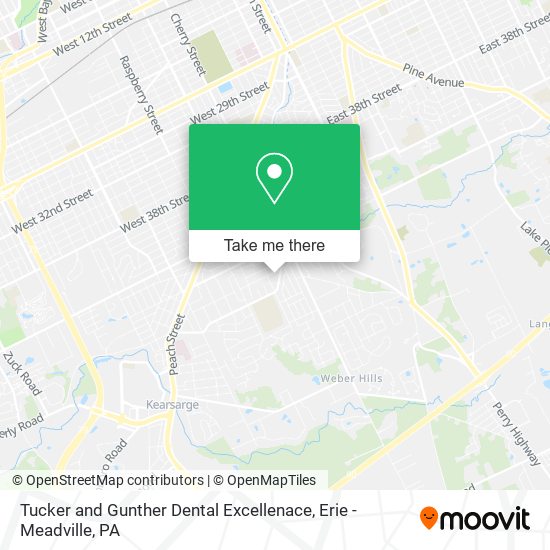 Tucker and Gunther Dental Excellenace map