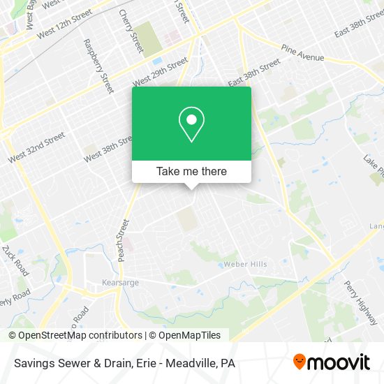 Savings Sewer & Drain map