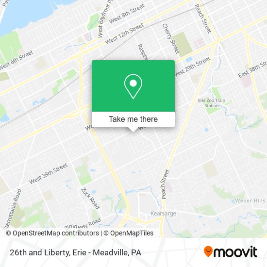 26th and Liberty map