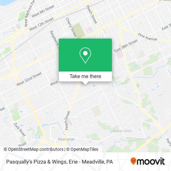 Pasqually's Pizza & Wings map