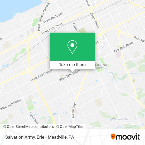 Salvation Army map