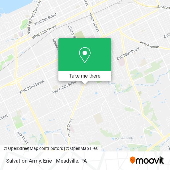 Salvation Army map