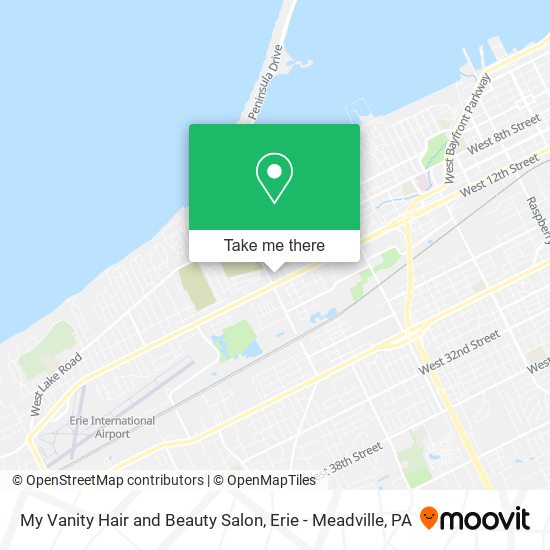 My Vanity Hair and Beauty Salon map