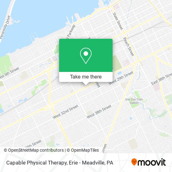 Capable Physical Therapy map