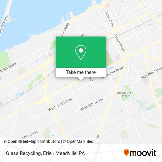 Glass Recycling map