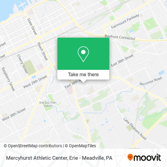 Mercyhurst Athletic Center map