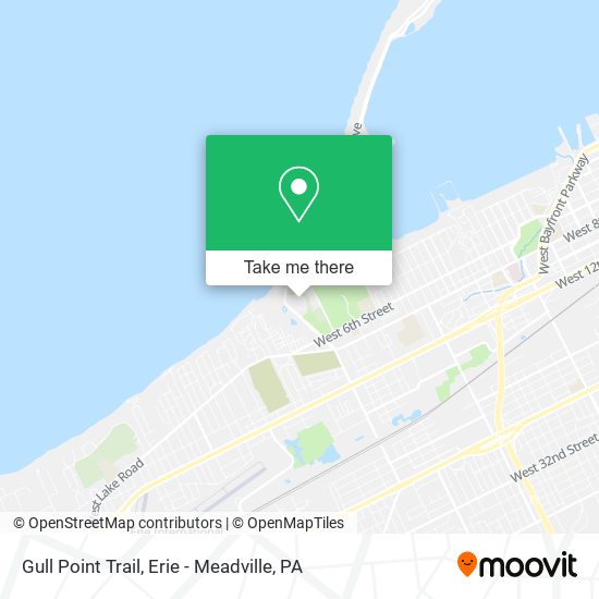Gull Point Trail map