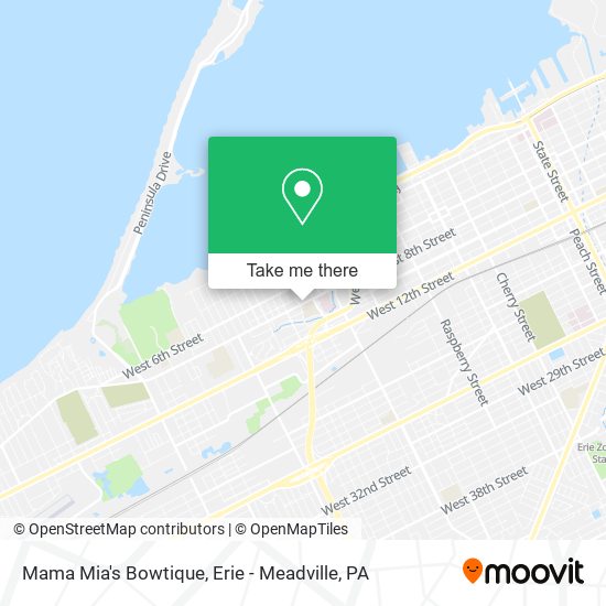 Mama Mia's Bowtique map